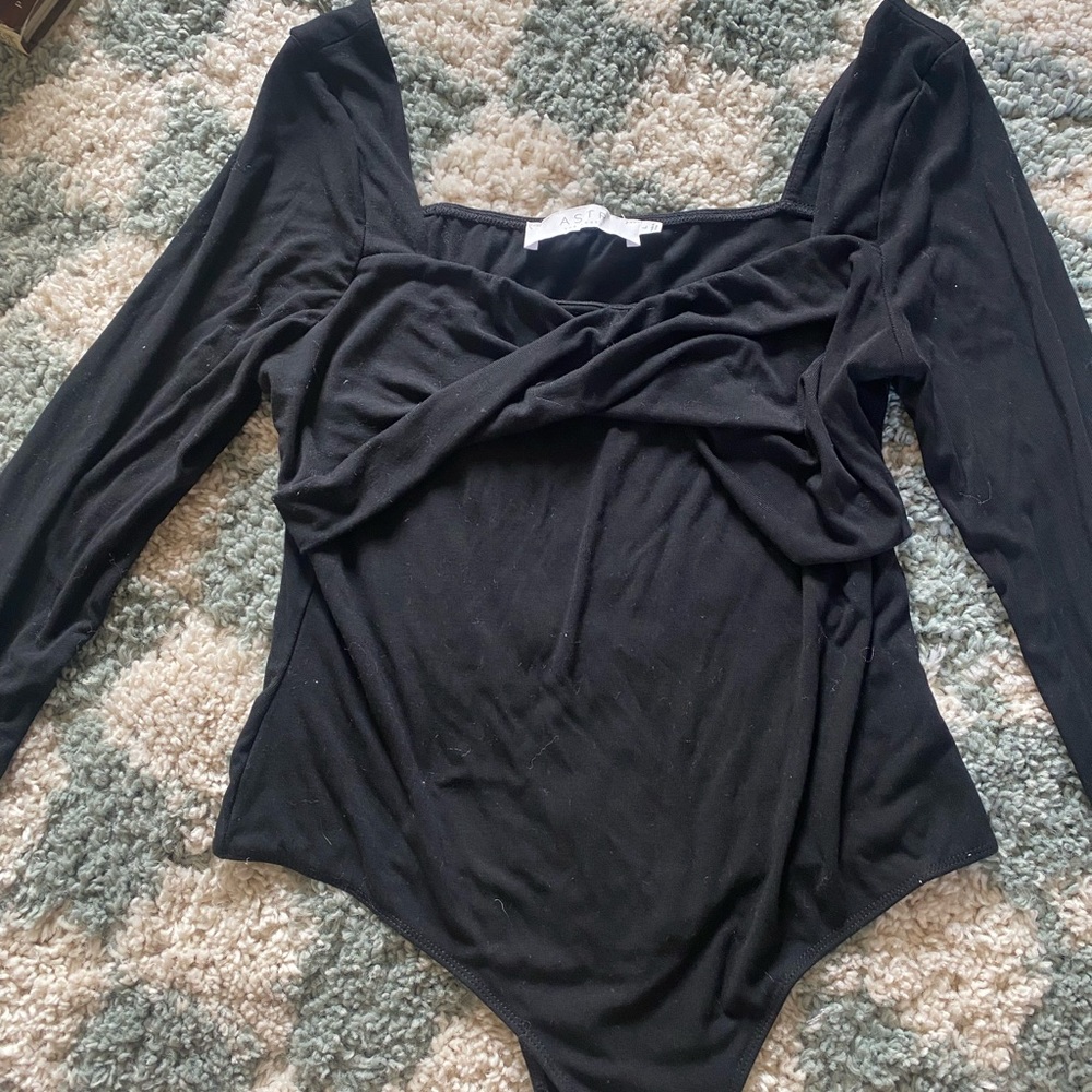 ASTR the label long sleeved bodysuit